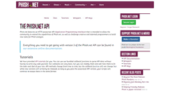 Desktop Screenshot of api.phish.net