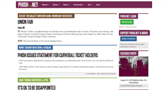 Desktop Screenshot of phish.net